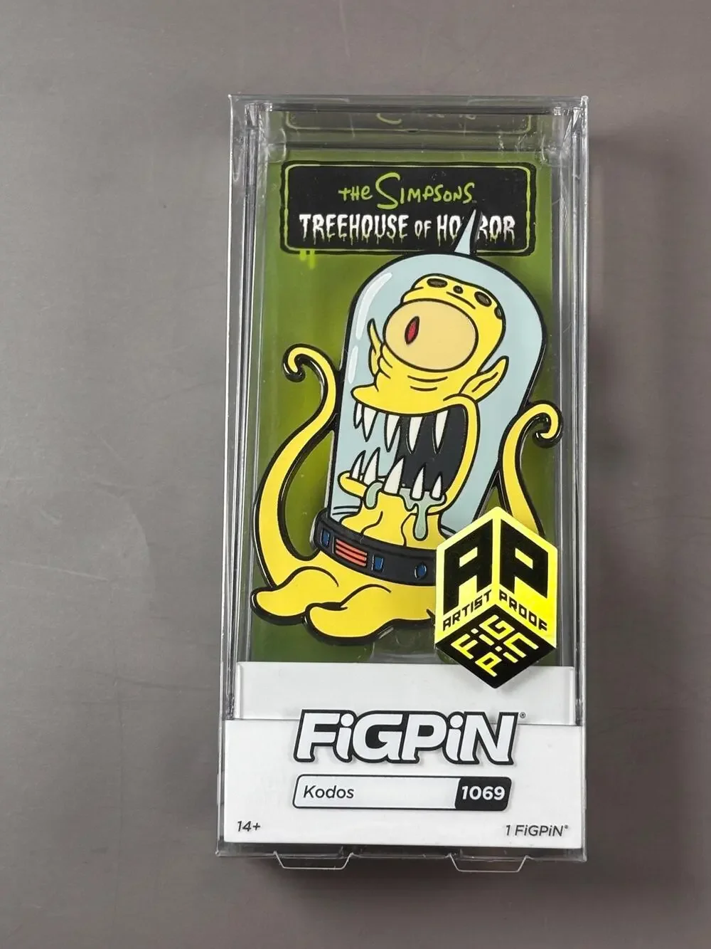 FiGPiN Kodos #1069 LE500 Simpsons Treehouse of Horror ECCC AP Artist Proof